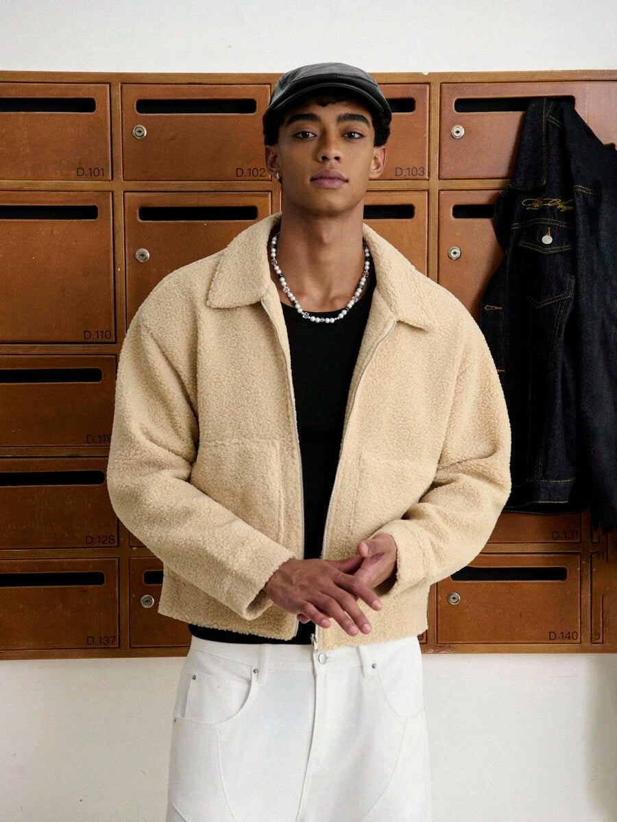 Men's Streetwear Faux Leather Jacket