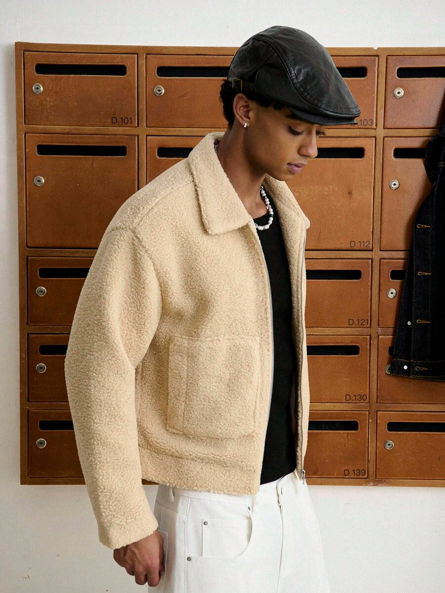 Men's Streetwear Faux Leather Jacket