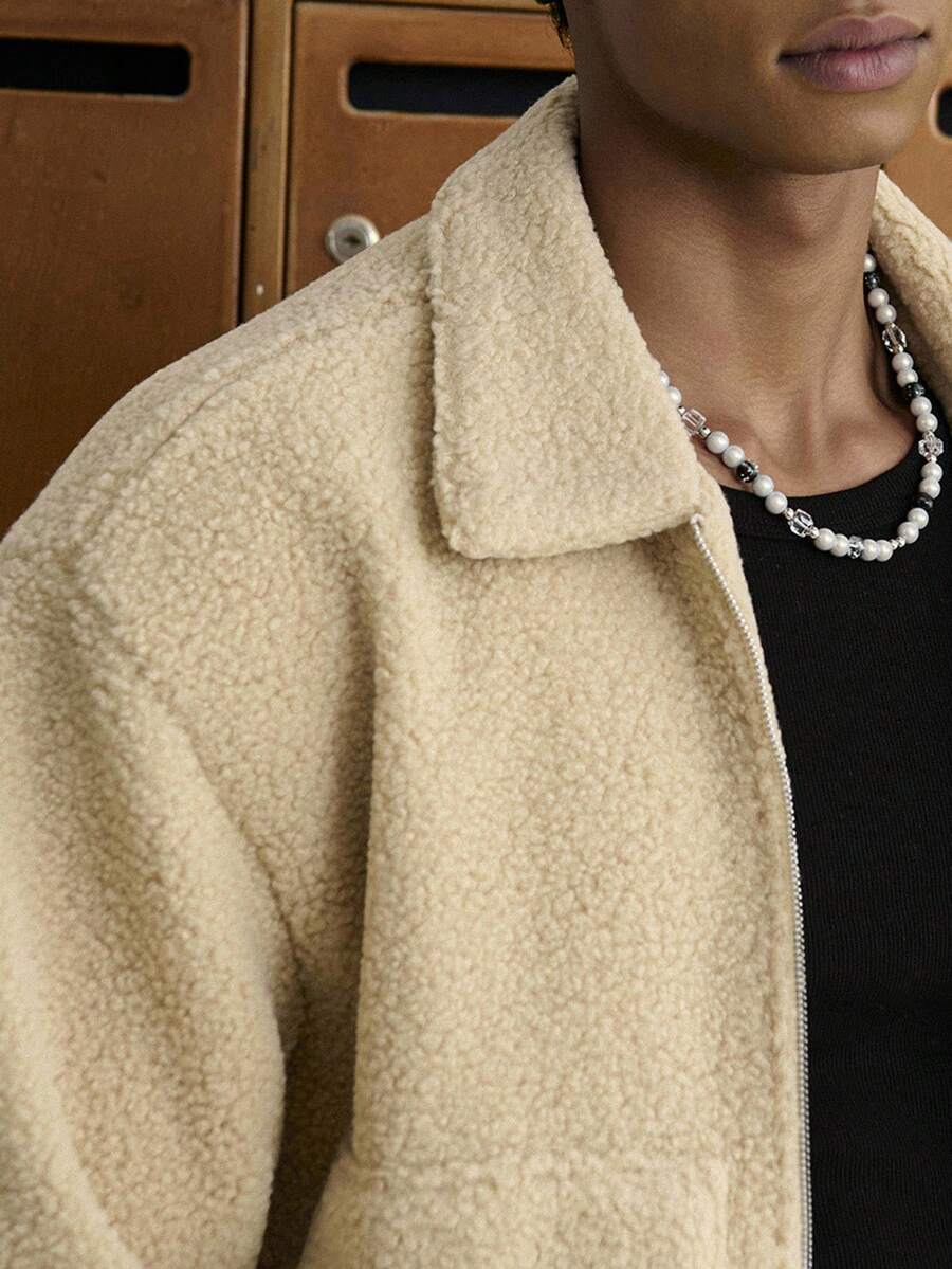 Men's Streetwear Faux Leather Jacket