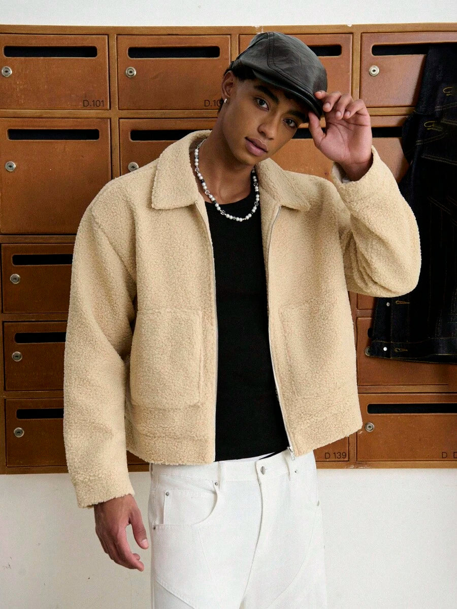 Men's Streetwear Faux Leather Jacket