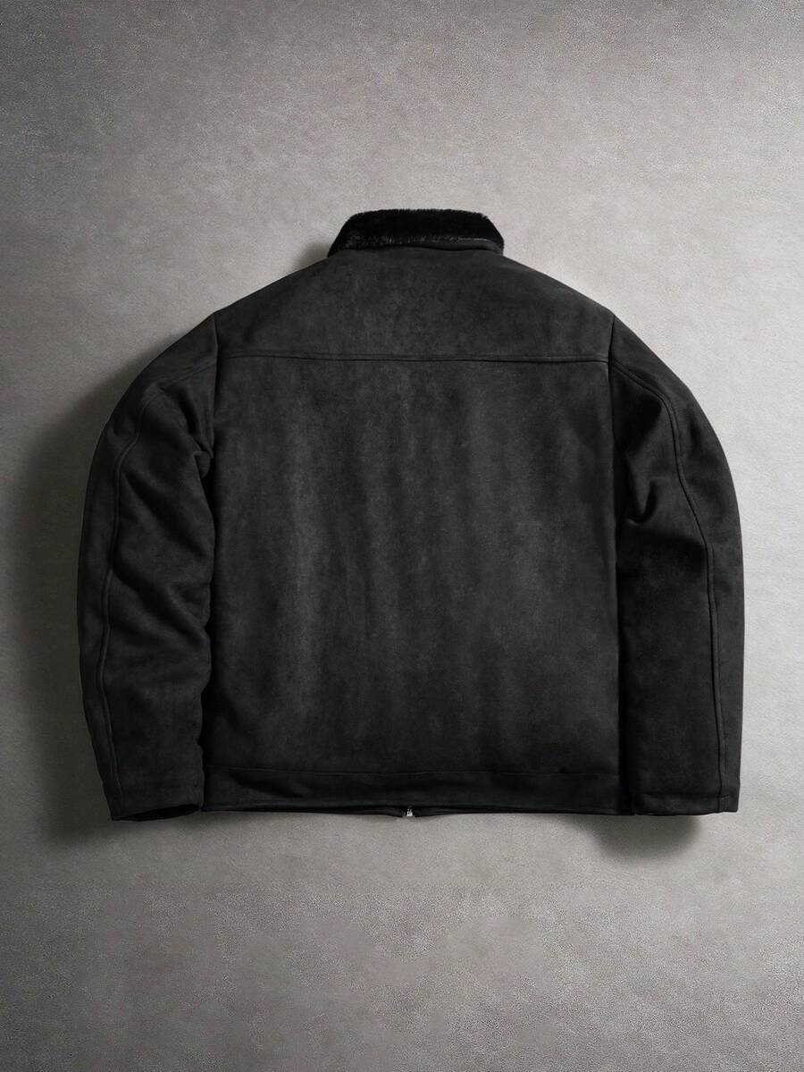 Men's Thermal Lined Turndown Collar Jacket