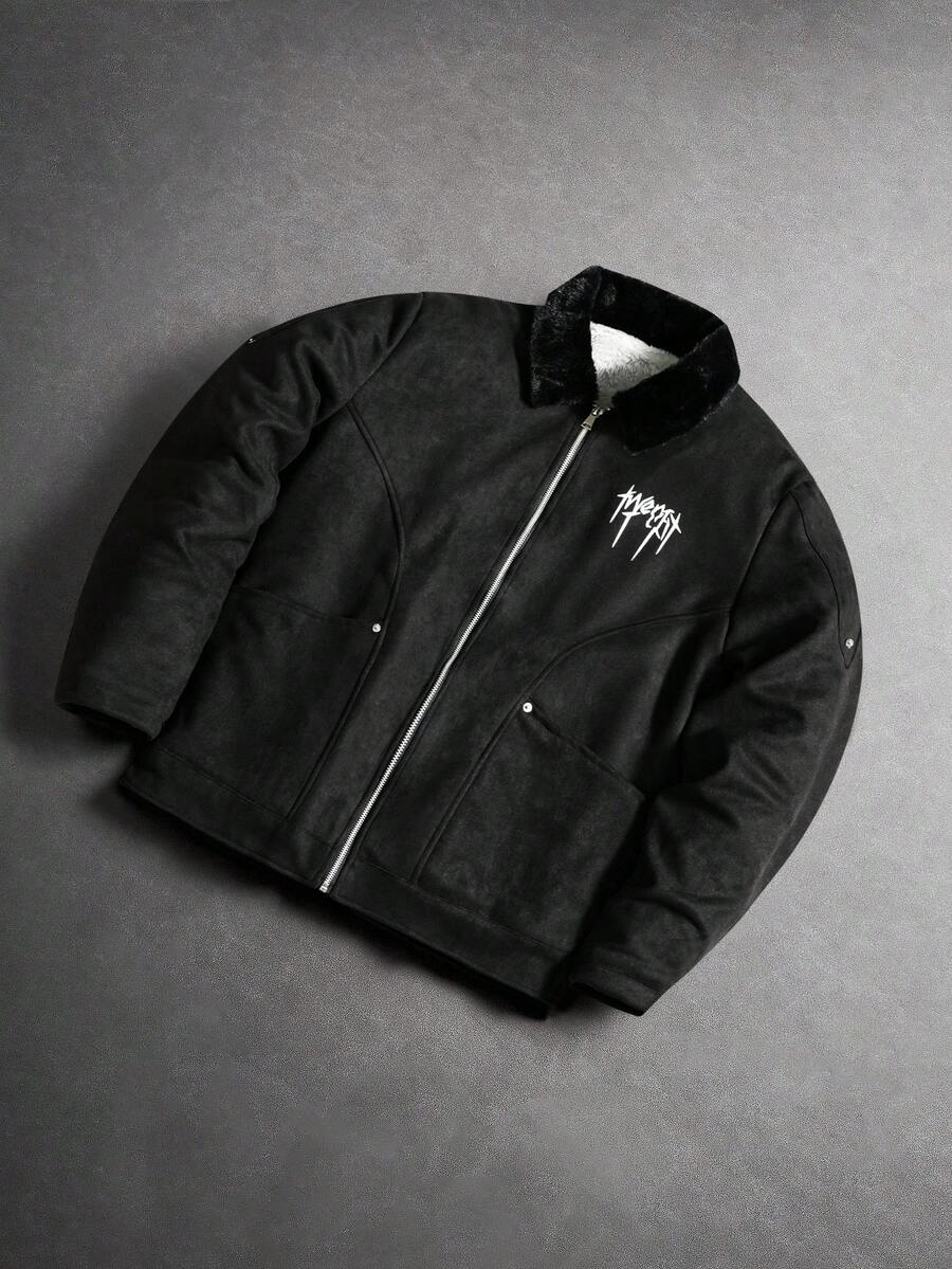 Men's Thermal Lined Turndown Collar Jacket