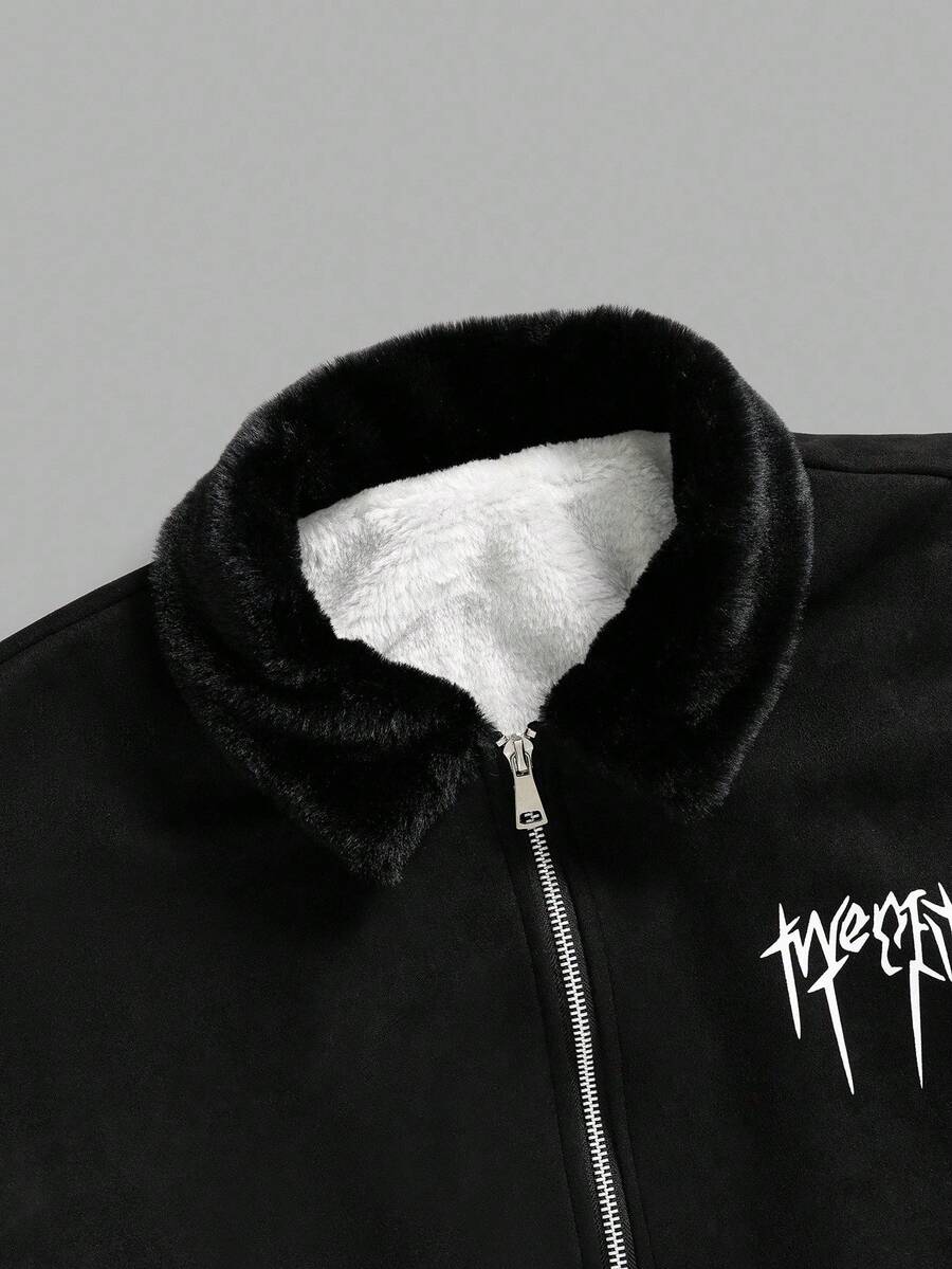 Men's Thermal Lined Turndown Collar Jacket