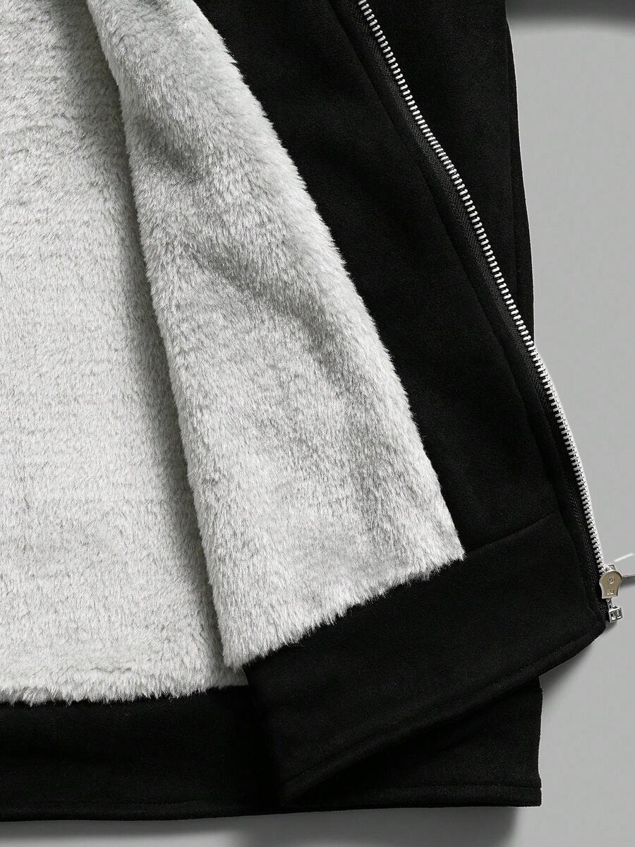 Men's Thermal Lined Turndown Collar Jacket