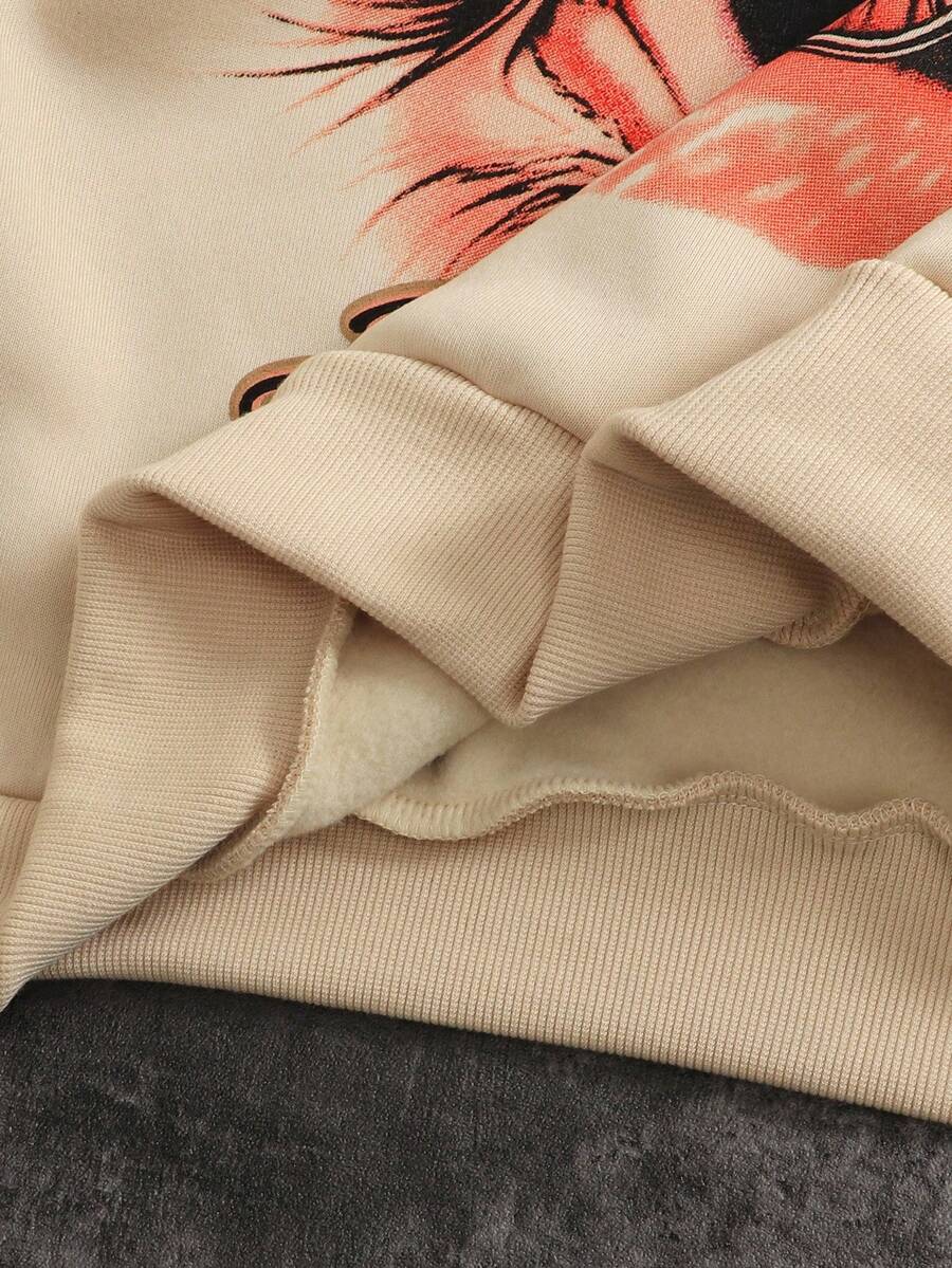 Eye Print Hoodie And Sweatpants Set