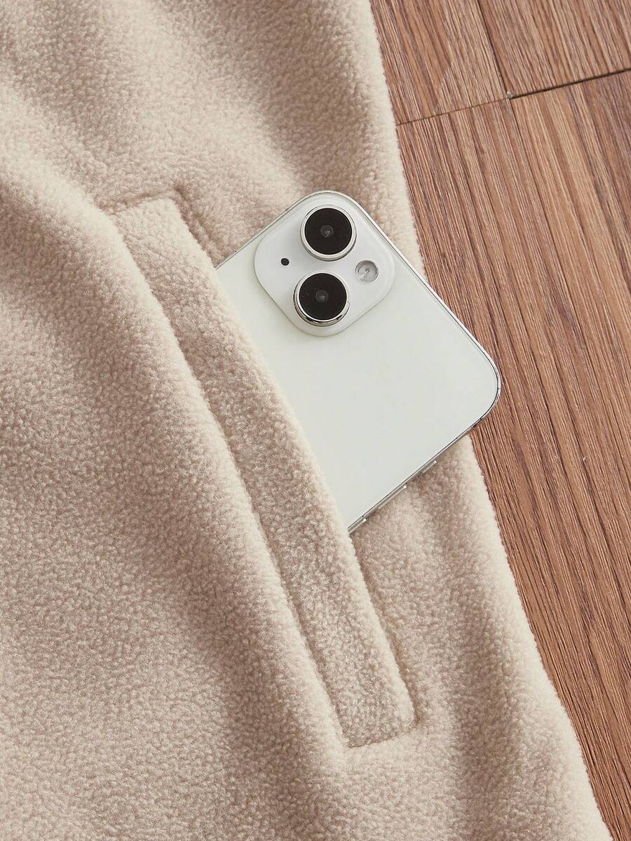 Men's Contrast Color Patchwork Long Sleeve Jacket