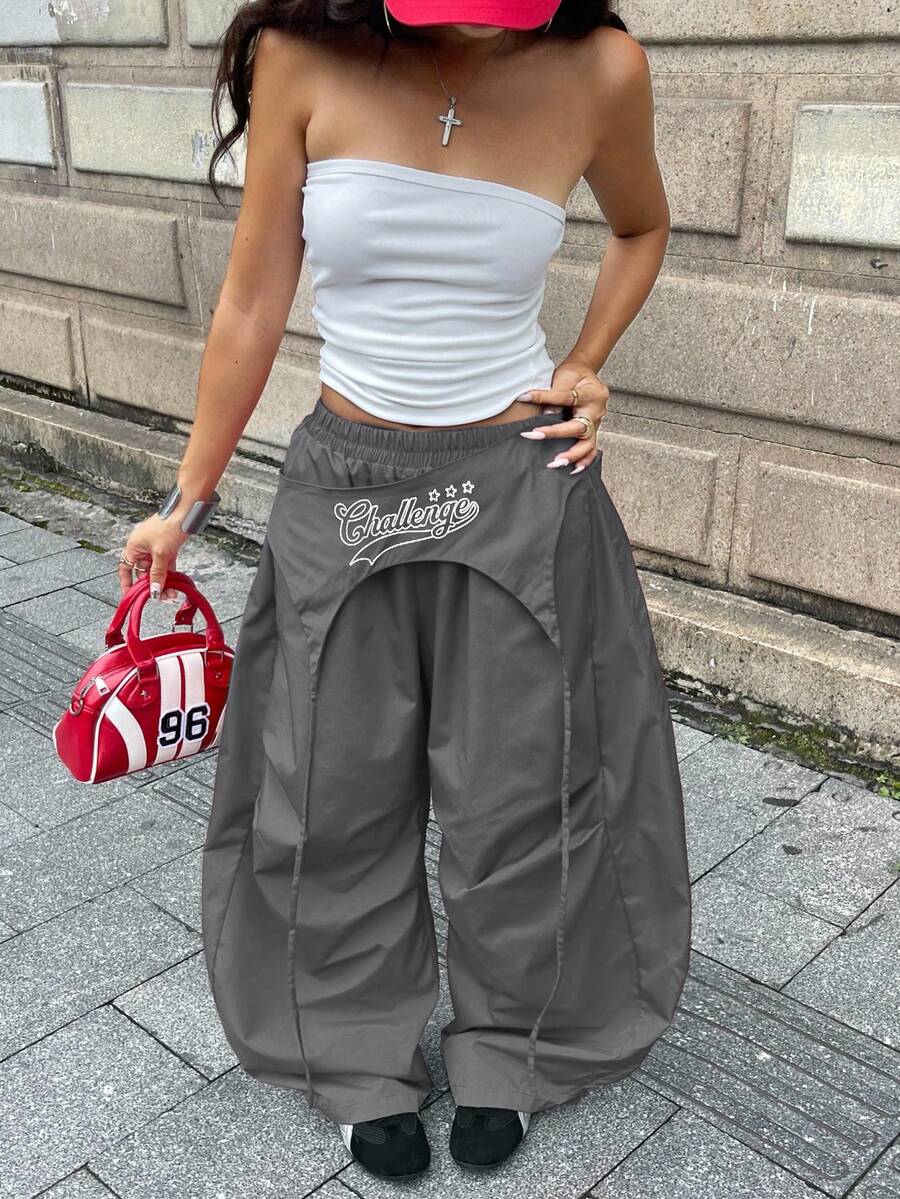 Women's Casual Parachute Pants