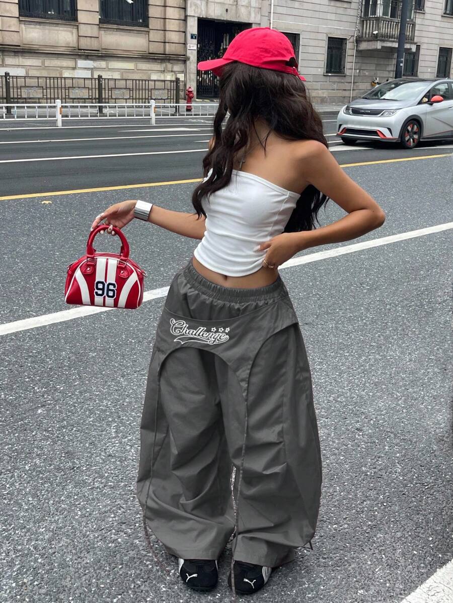 Women's Casual Parachute Pants