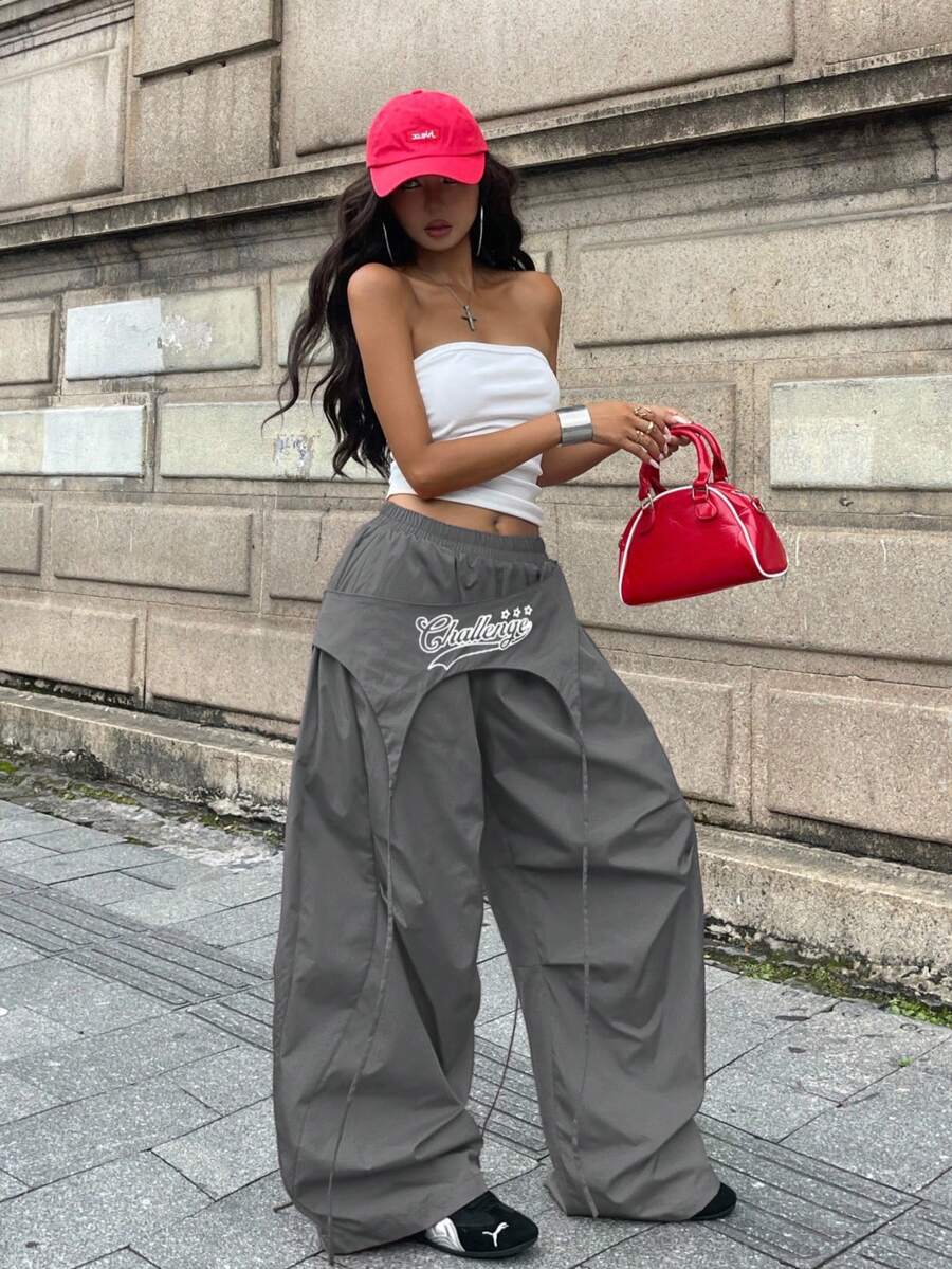 Women's Casual Parachute Pants