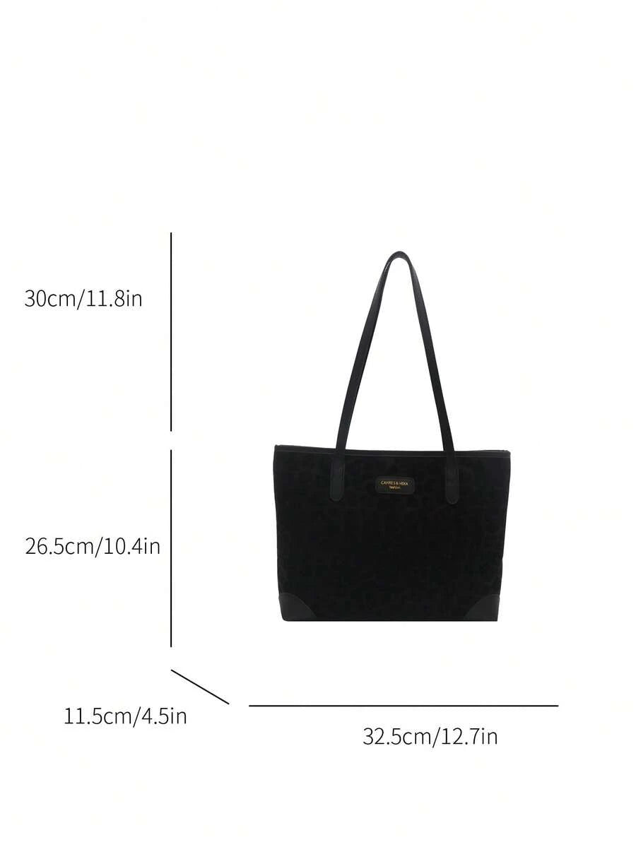 Women's Leopard Print Large Shoulder Bag