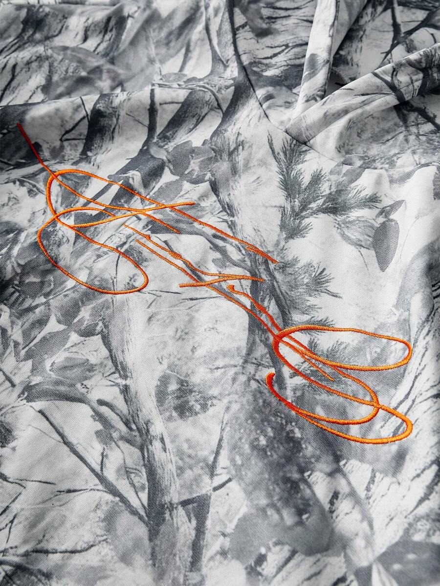 Camo Graffiti Hoodie And Sweatpants Set