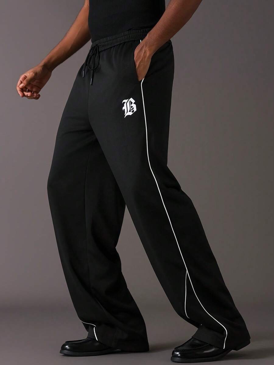 Men's Matching Cross Embroidered Sweatpants
