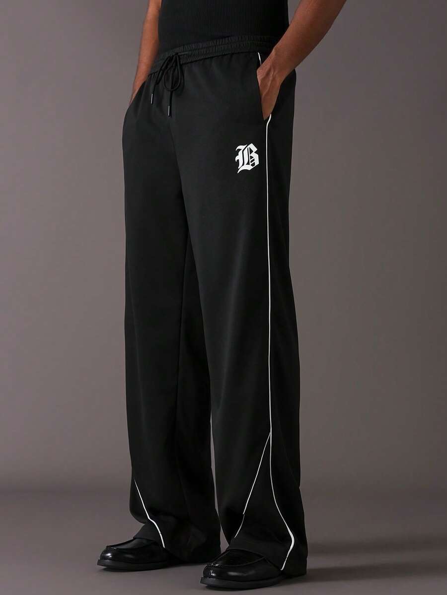 Men's Matching Cross Embroidered Sweatpants