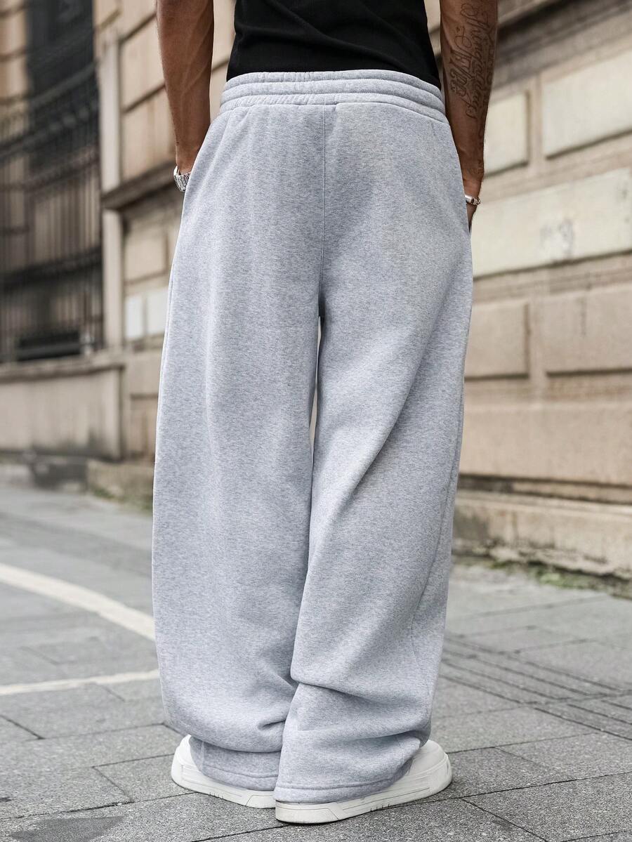 Men's Elastic Waist Strap-Divider Casual Sweatpants
