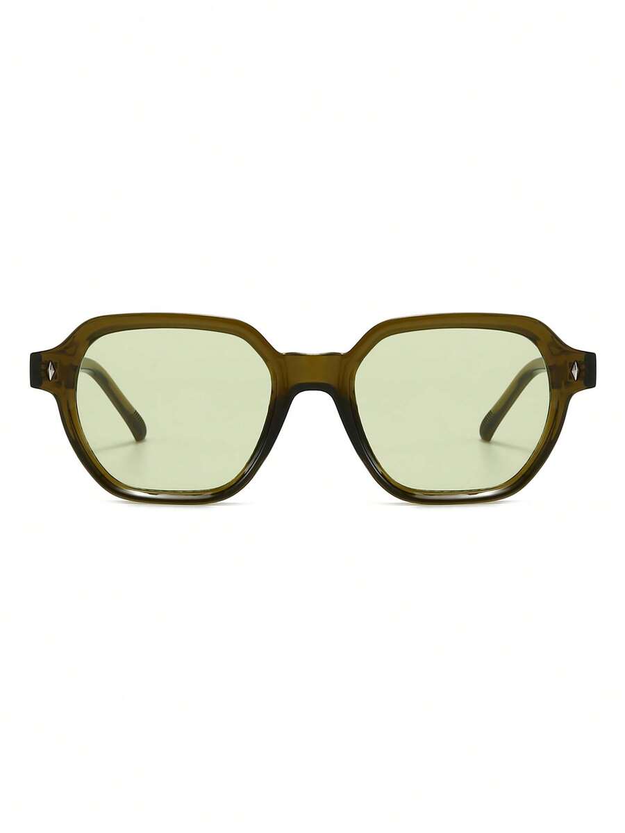 Men's Square PC Frame Minimalist Glasses