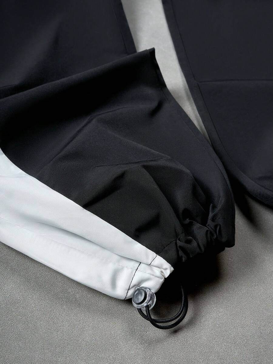 2pcs Men's Long Sleeve Jacket And Pants Set