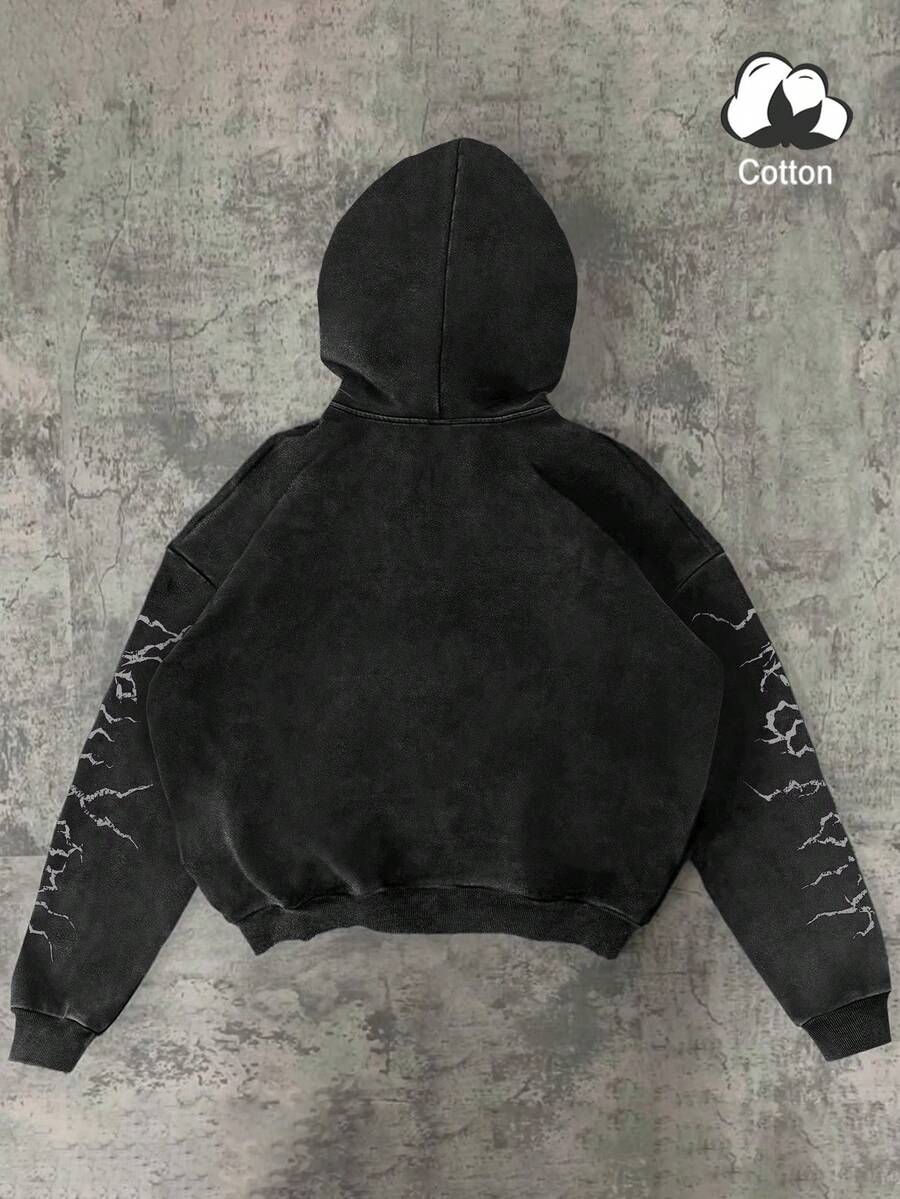 Men's Graphic Print Casual Streetwear Hoodie