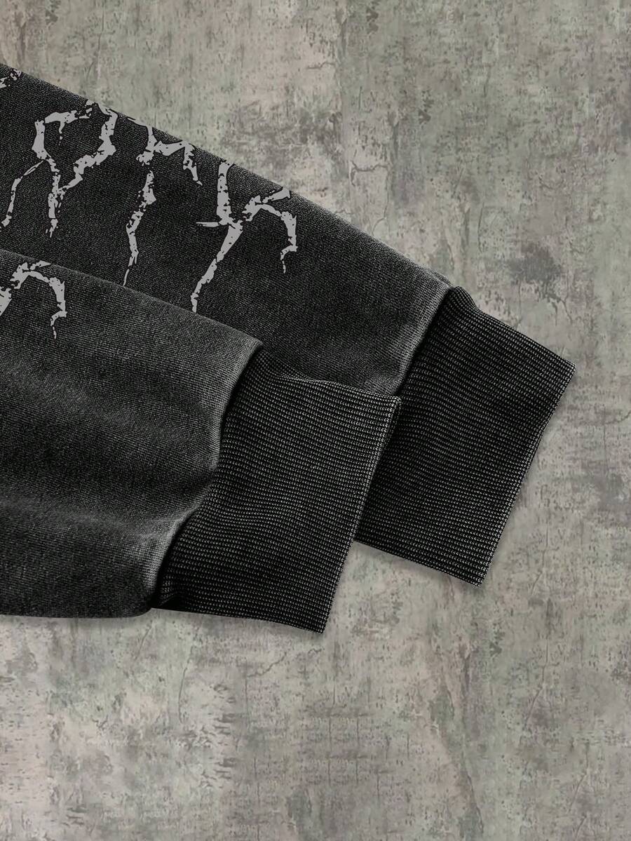 Men's Graphic Print Casual Streetwear Hoodie