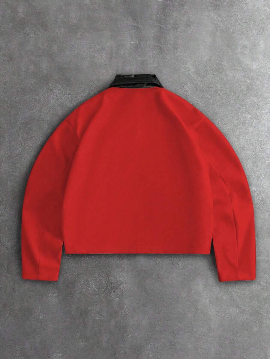 Men's Streetwear Faux Leather Jacket