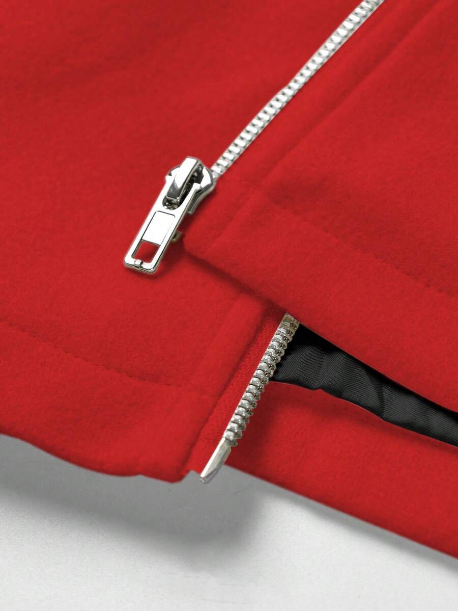 Men's Streetwear Faux Leather Jacket