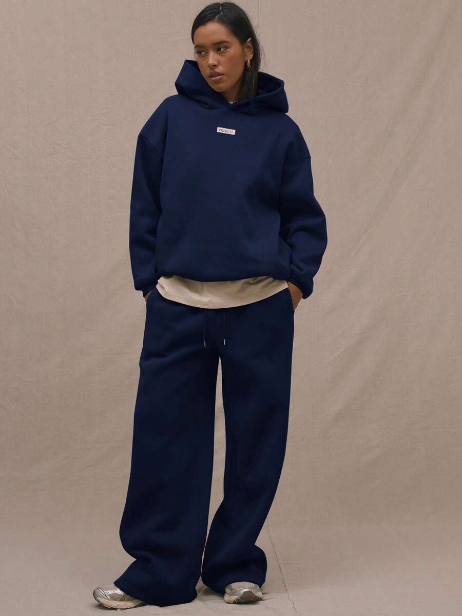 Embroidery Patch Oversized Hoodie