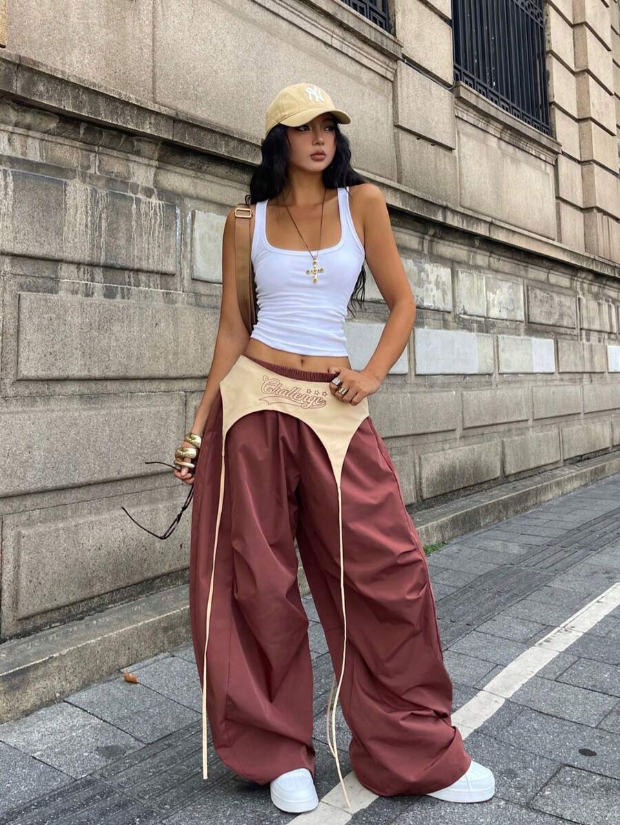 Women's Casual Parachute Pants
