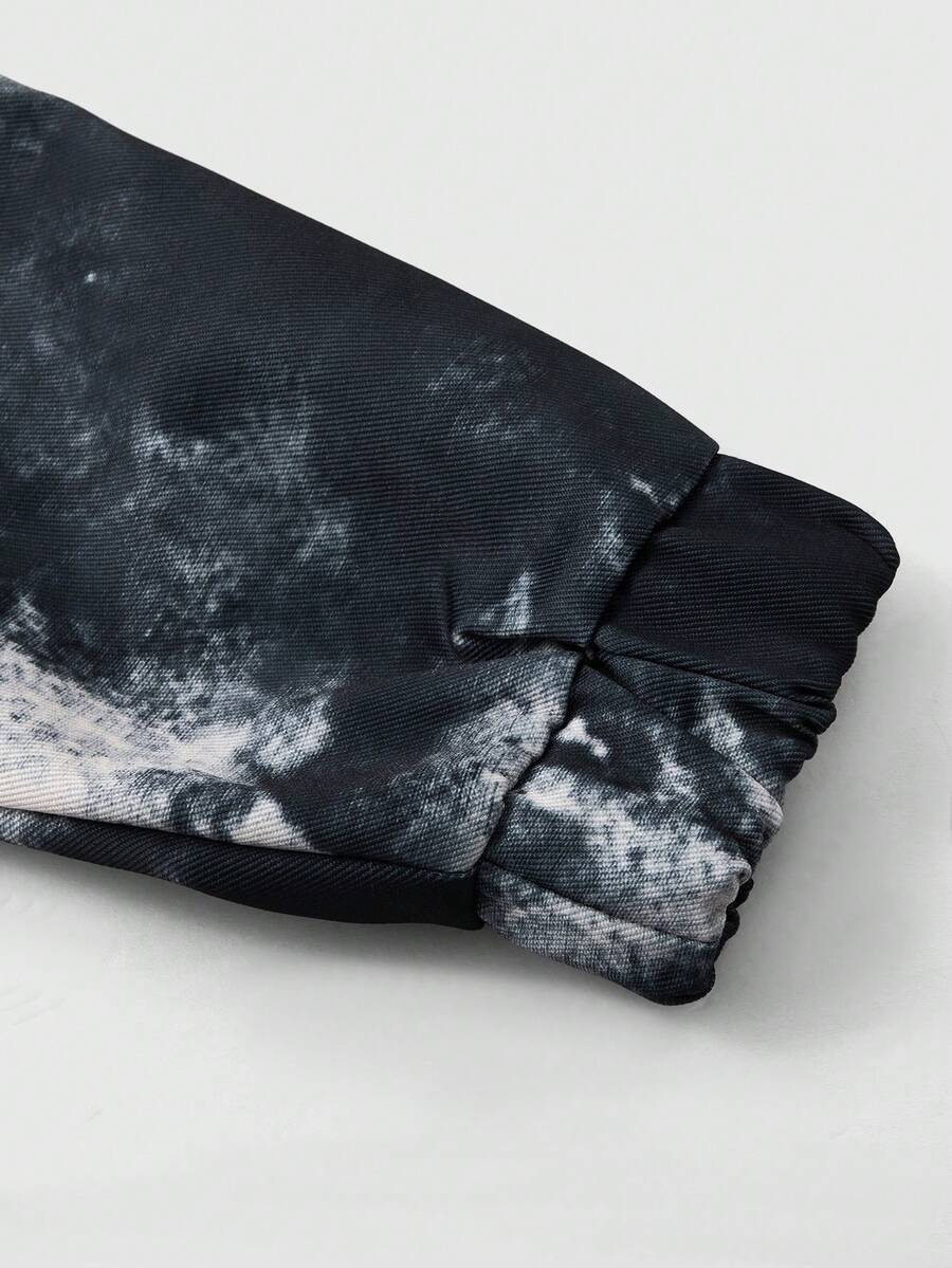 Men's Front Button Long Sleeve Pocket Minimalist Rave Jacket