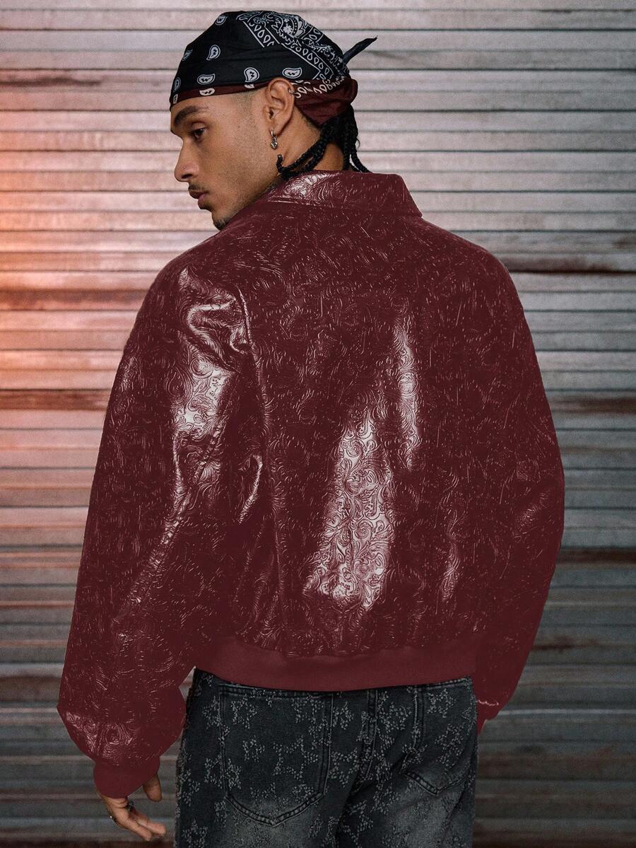 Men's Woven Fashion Long Sleeve Jacket