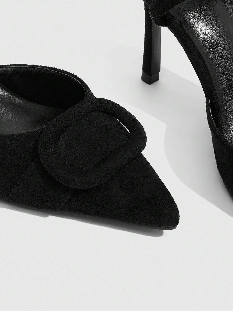 Women's Burgundy Bow High Heel Pumps