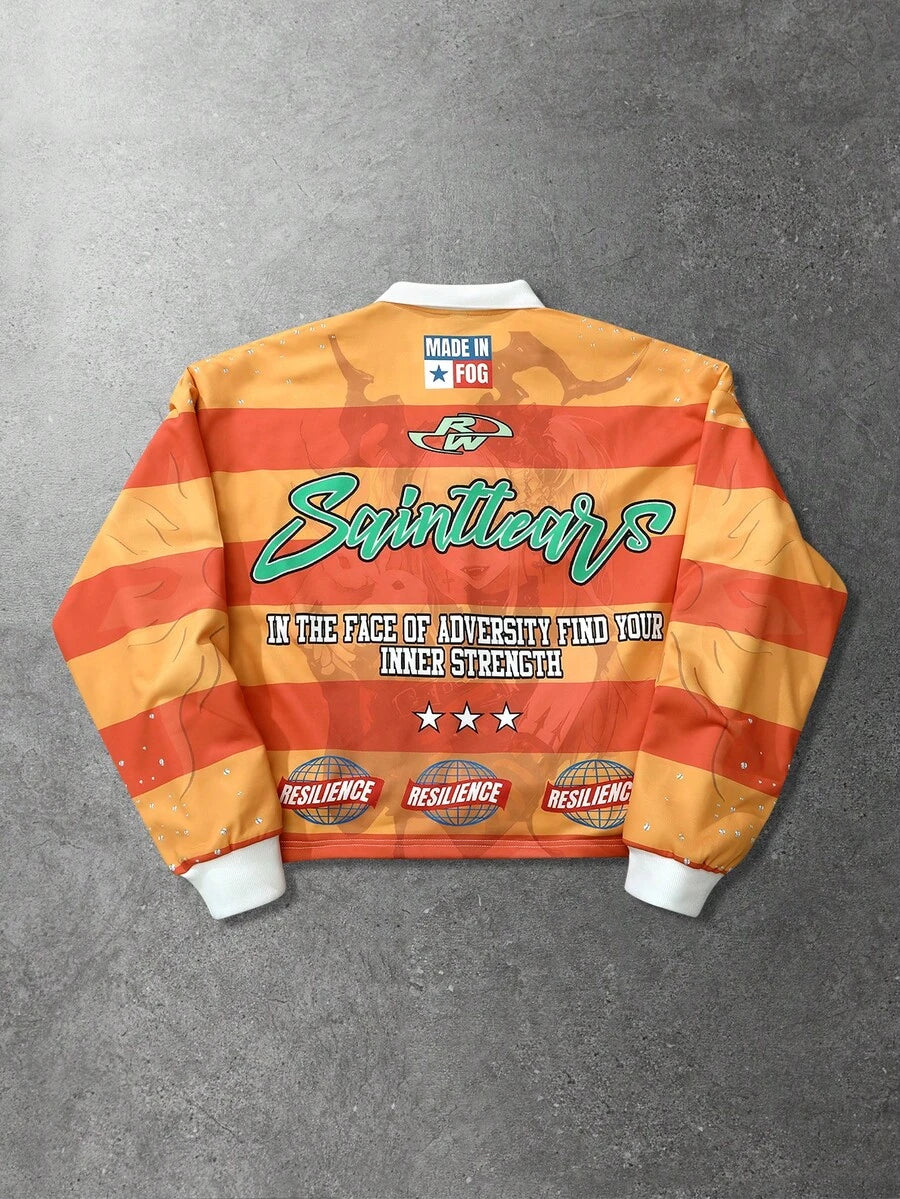 Men's Casual Polo Neck Sweatshirt