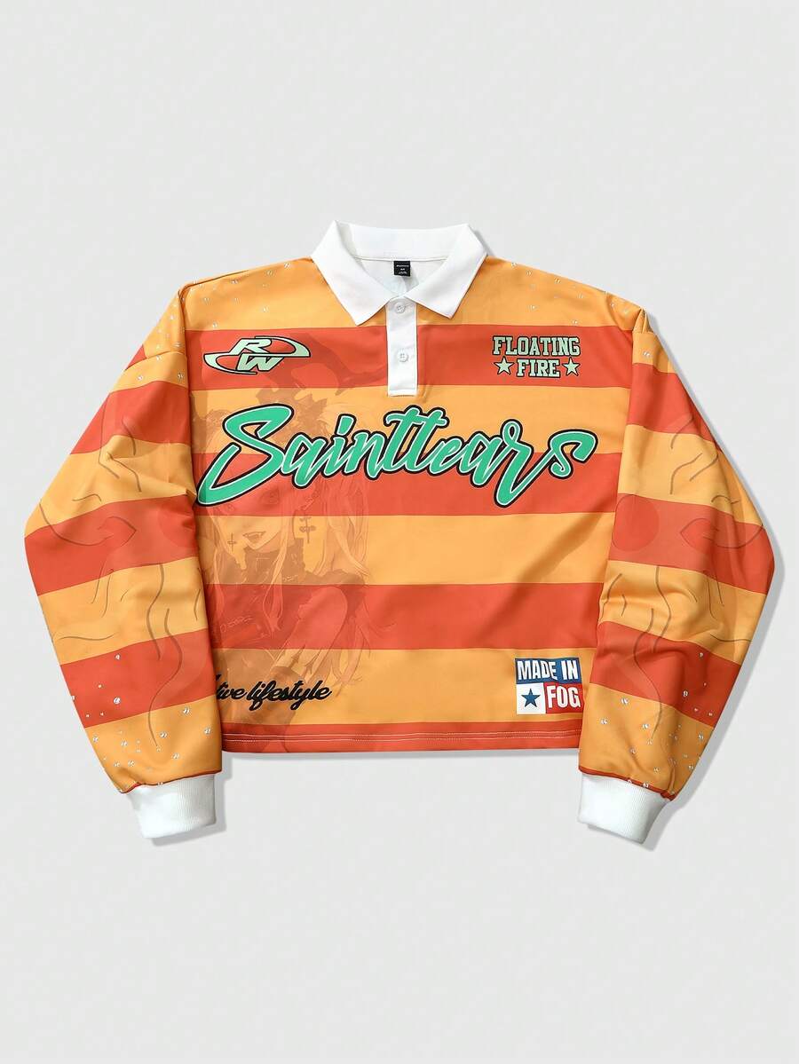 Men's Casual Polo Neck Sweatshirt