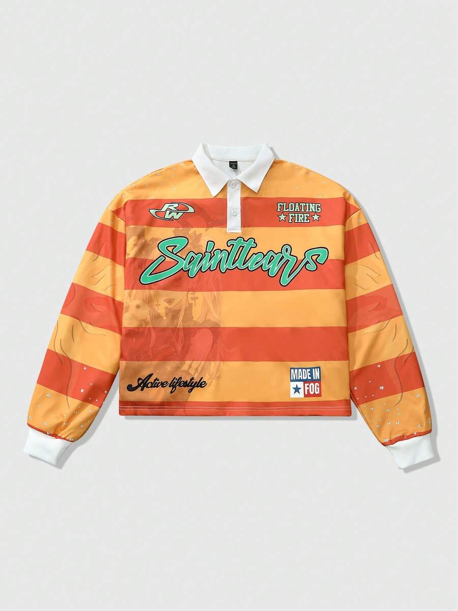 Men's Casual Polo Neck Sweatshirt