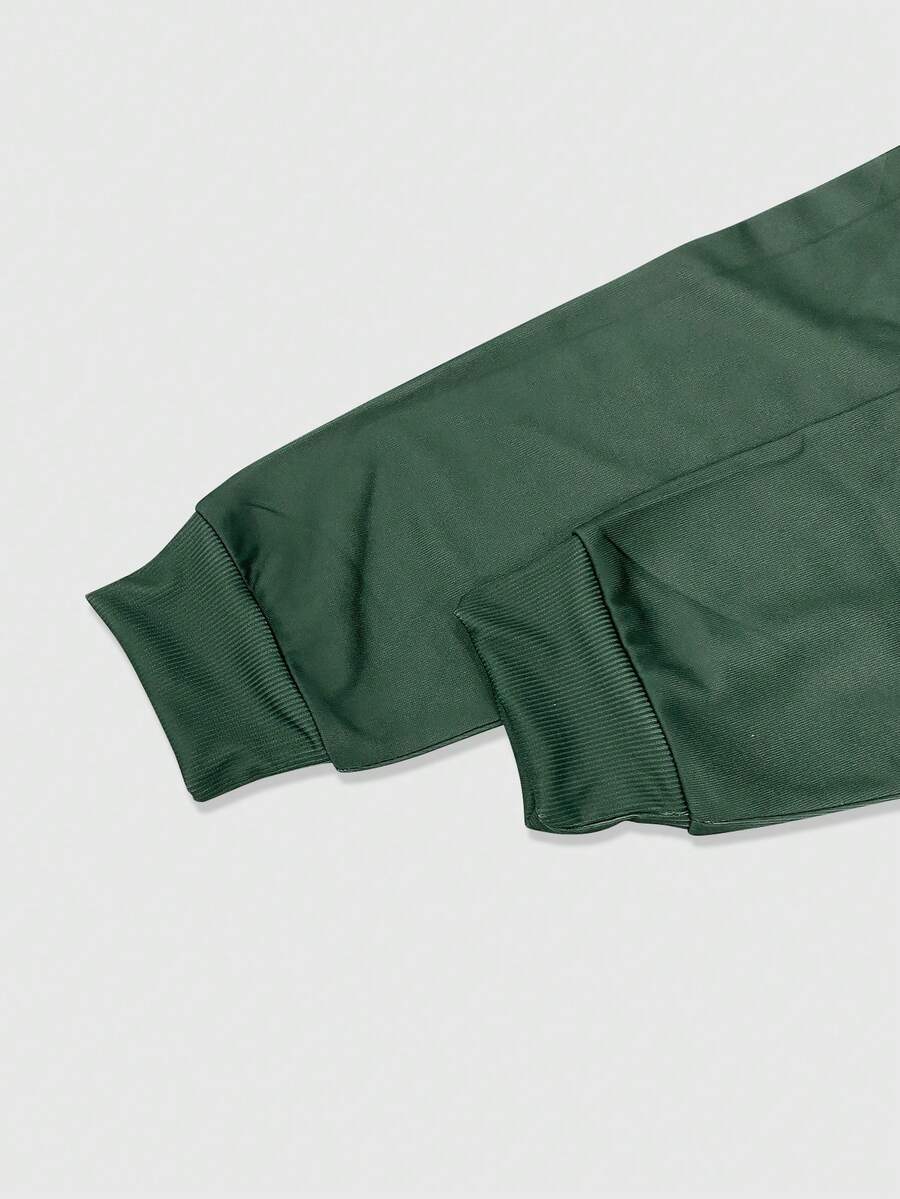 Men's Gothic Gradient Letter Hoodie & Pants Set