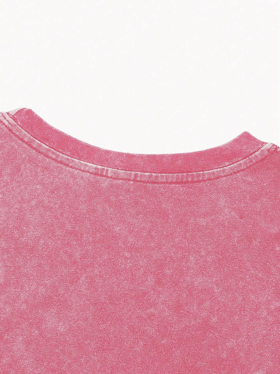 Casual Loose Fit Crew Neck Long Sleeve T-Shirt For Men