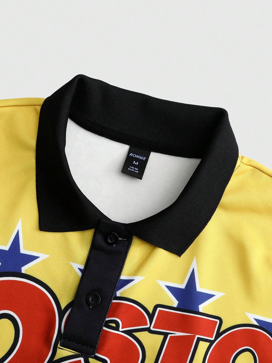 Men's Casual Polo Neck Sweatshirt