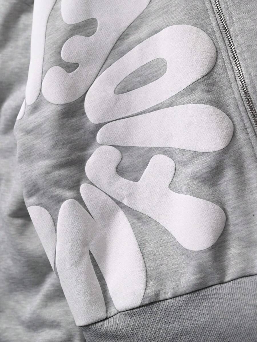 Men's Letter Print Hoodie