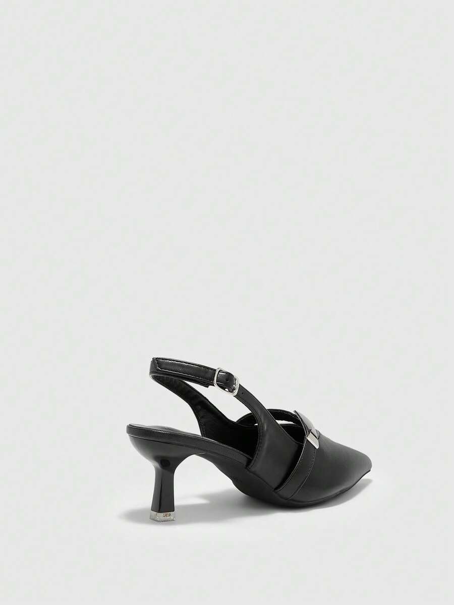 Women's Burgundy Bow High Heel Pumps