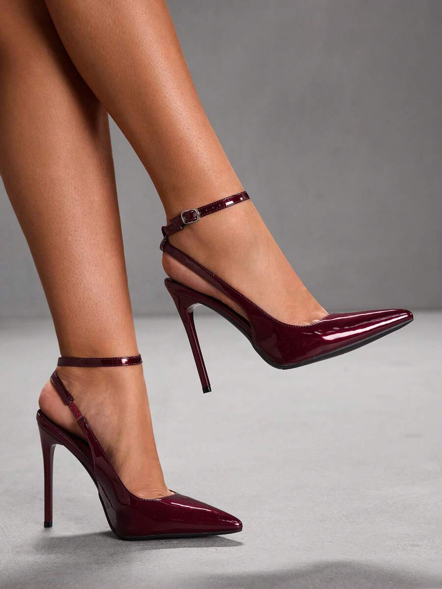 Women's Brown Leopard Print Stiletto High Heel Pumps