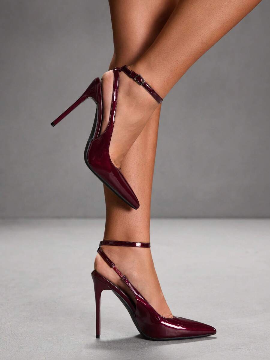 Women's Brown Leopard Print Stiletto High Heel Pumps