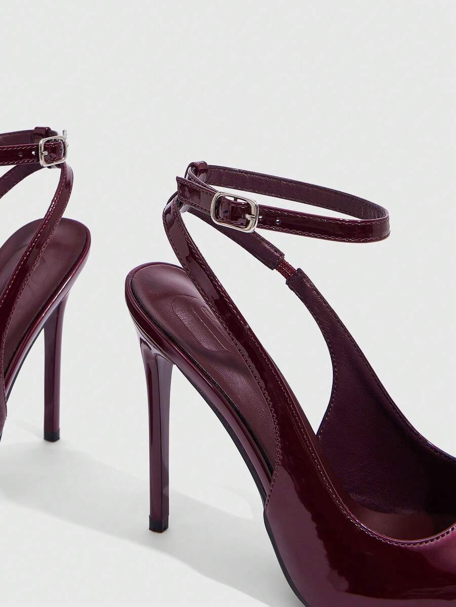 Women's Brown Leopard Print Stiletto High Heel Pumps