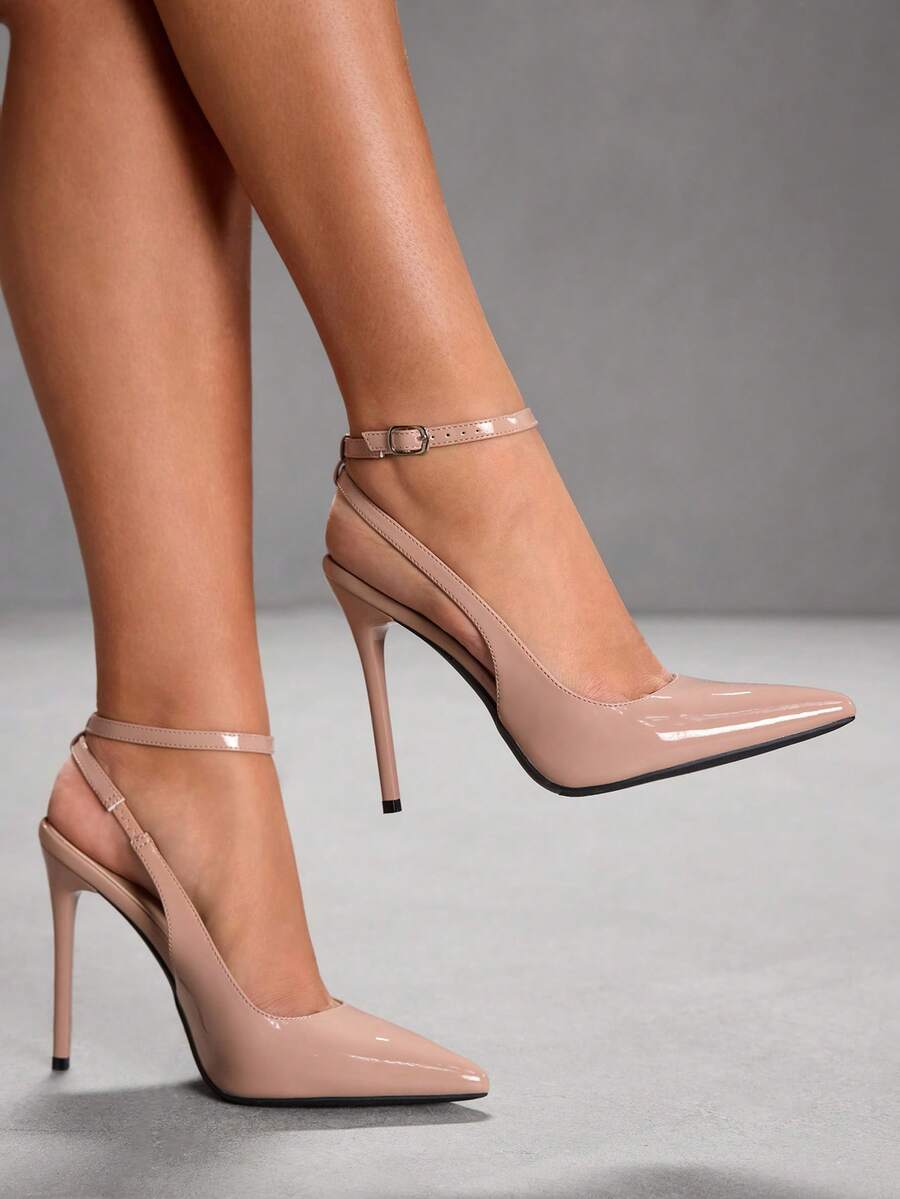 Women's Brown Leopard Print Stiletto High Heel Pumps