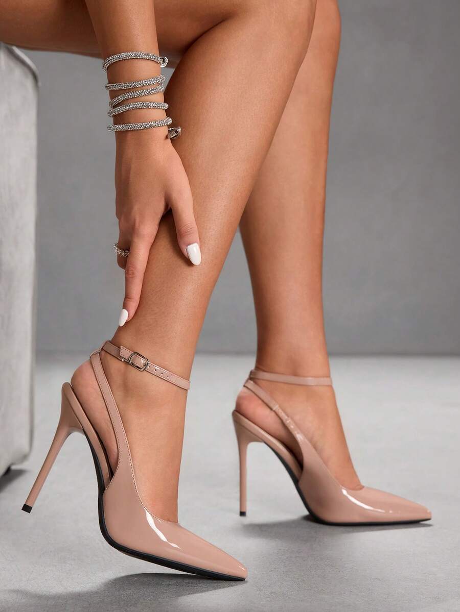 Women's Brown Leopard Print Stiletto High Heel Pumps