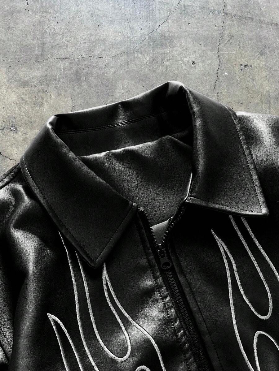 Men Woven Zip Up Jacket