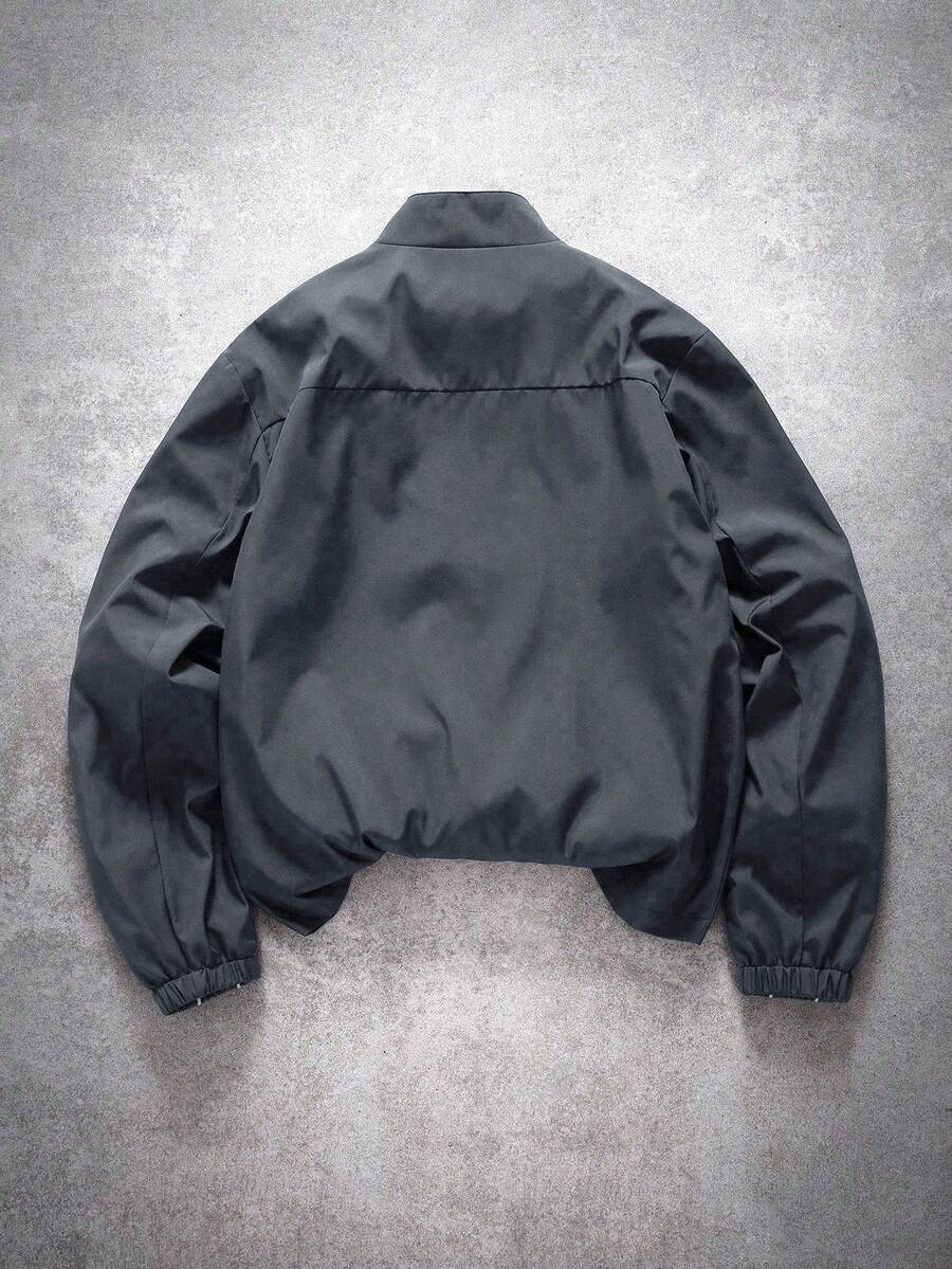 Men's Street Fashion Zip-Up Jacket