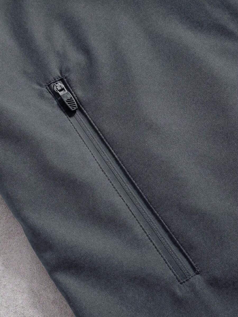 Men's Street Fashion Zip-Up Jacket