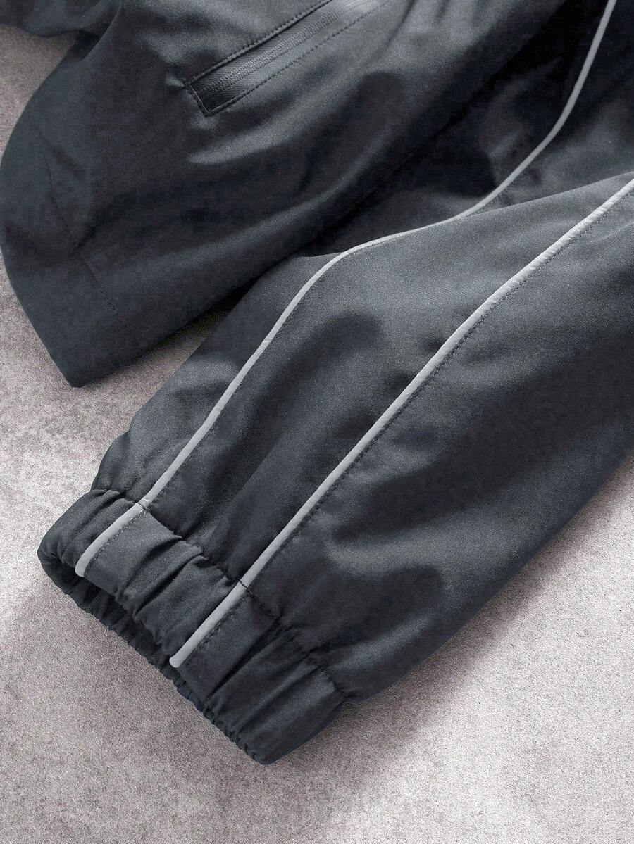 Men's Street Fashion Zip-Up Jacket