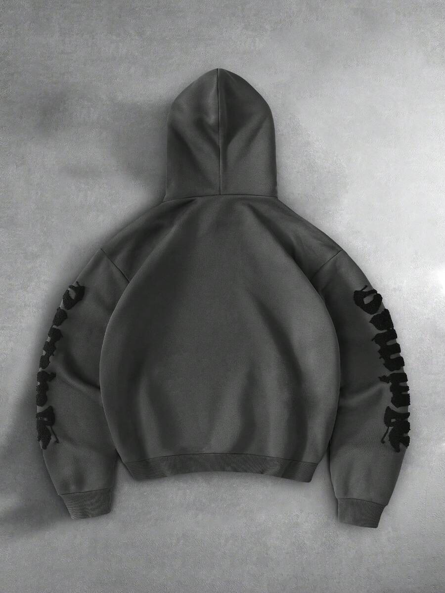 Men's Letter Print Casual Hoodie