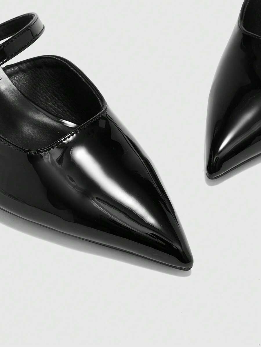 Women's Burgundy Bow High Heel Pumps