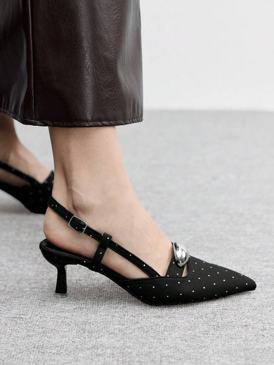 Women's Burgundy Bow High Heel Pumps
