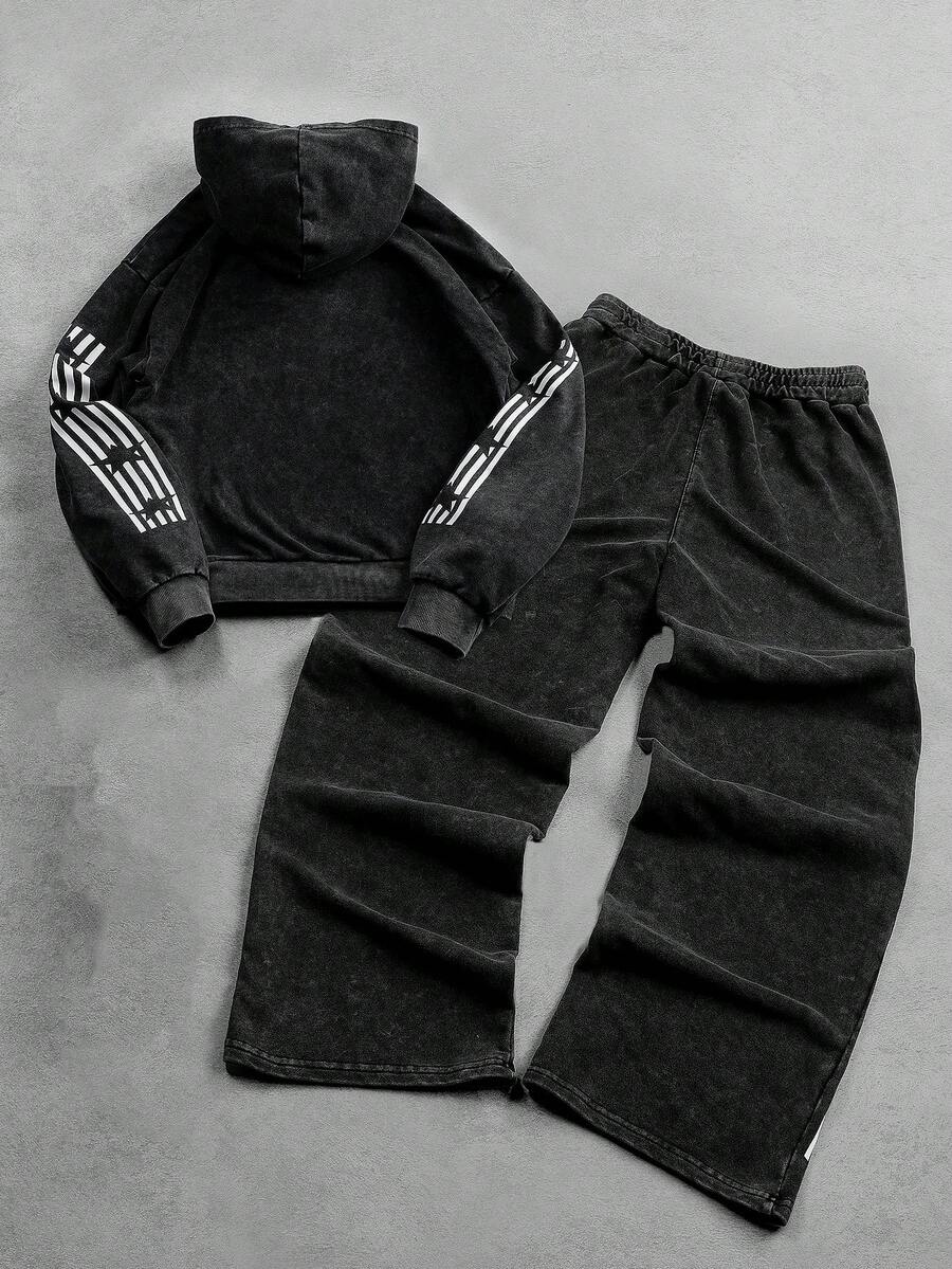 Star Stripe Sweatshirt And Pants Set